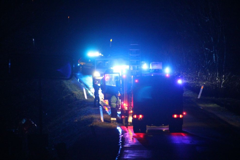 Fastklemt mand reddet fri