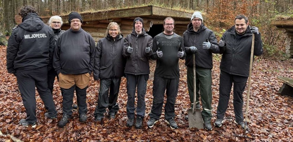 Her finder miljøpedellerne mere end bare arbejde Her finder miljøpedellerne mere end bare arbejde