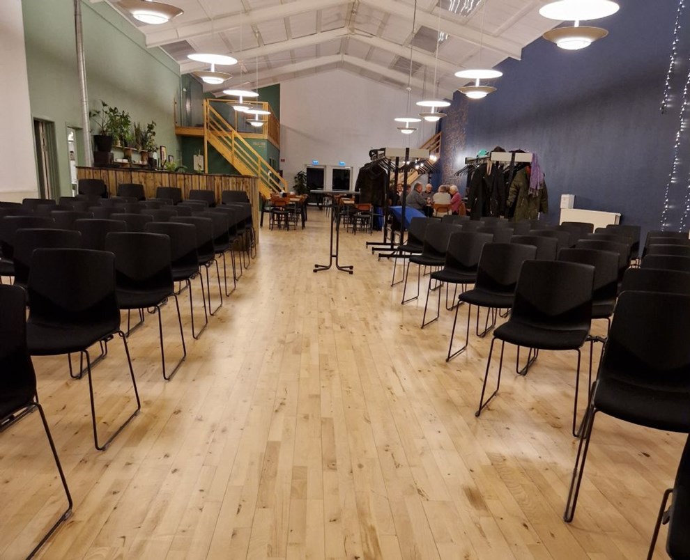 Efter brand og store skader er der nu indvielsesfest