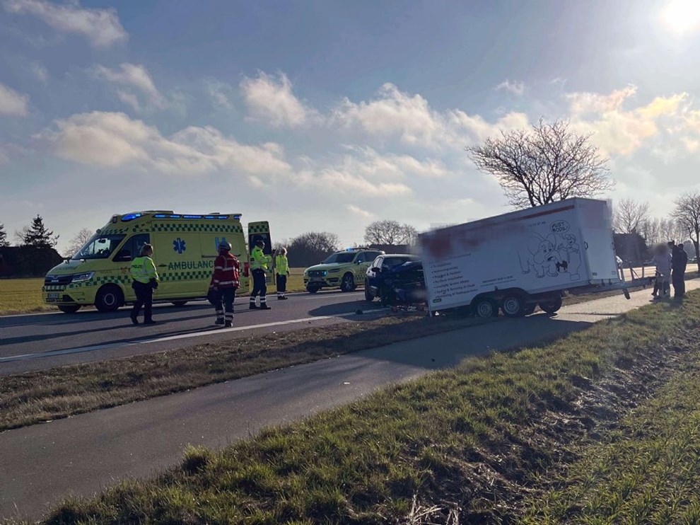 Vejen er fri igen efter uheld 