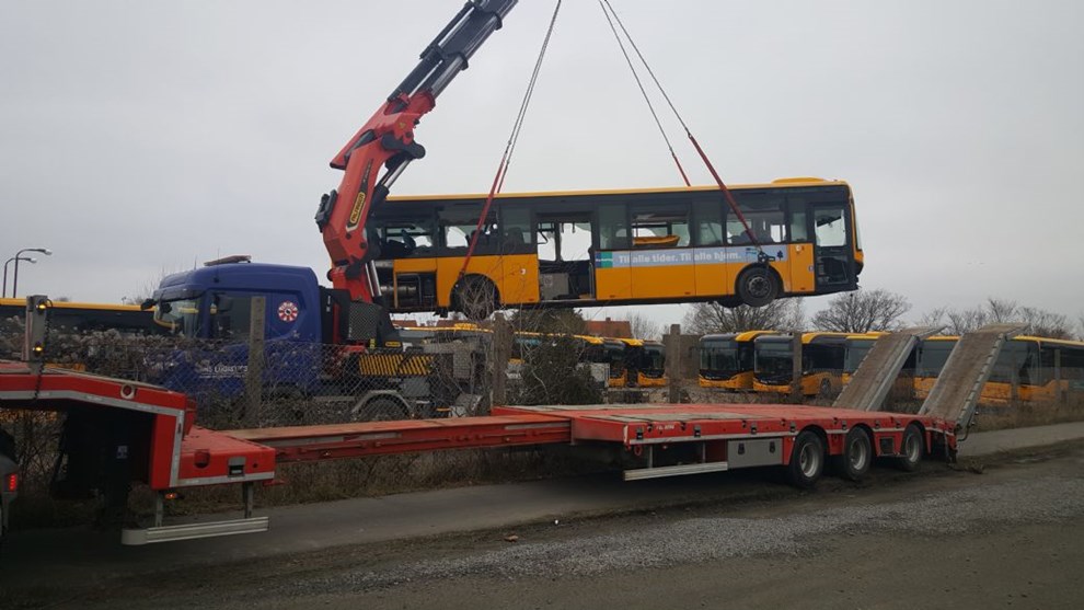 Dagens billede: BAT-bus 752 p vej til skrotning p Snorrebakken