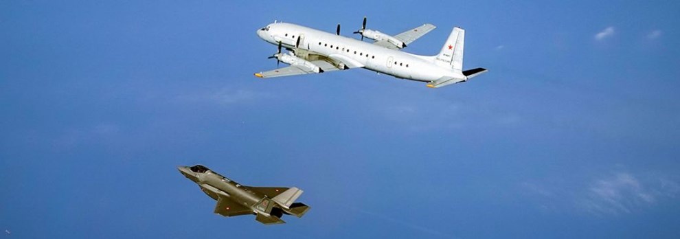 F-35 i aktion mod russisk fly ved Bornholm