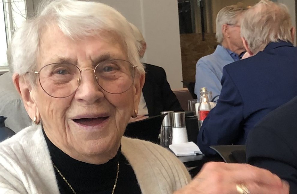 Alvilda var 85, da hun tog til Hansi-koncert