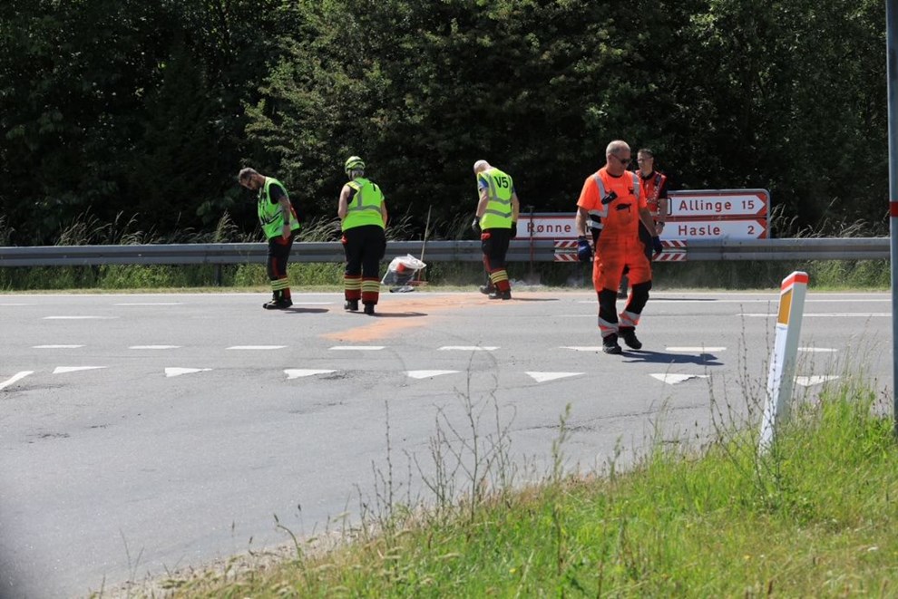 To biler kørt sammen 