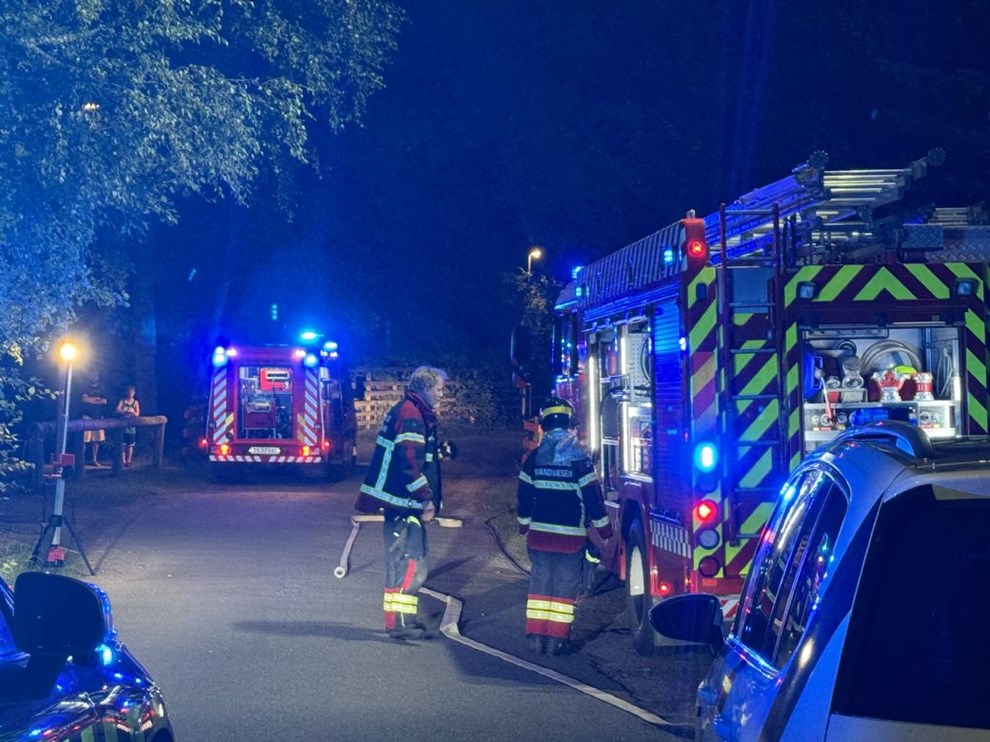 M�tte vente p�nt ved brand i transformator