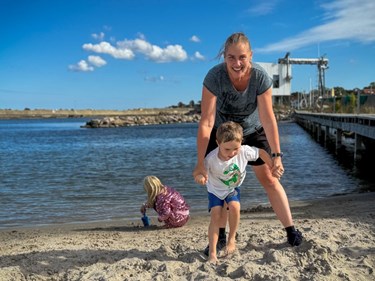 Den hemmelige badestrand er blevet kendt