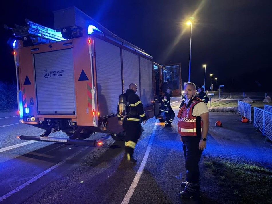 Teknik drillede brandv�snet 
