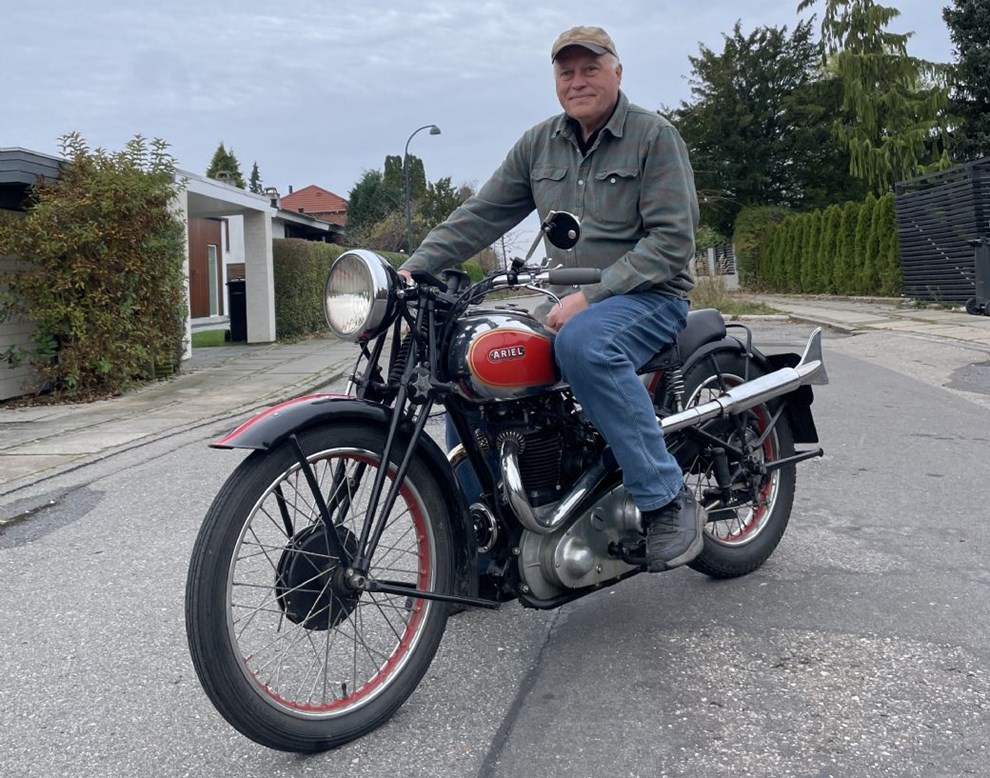 Ren forn�jelse: Ariel p� to hjul suser �en rundt