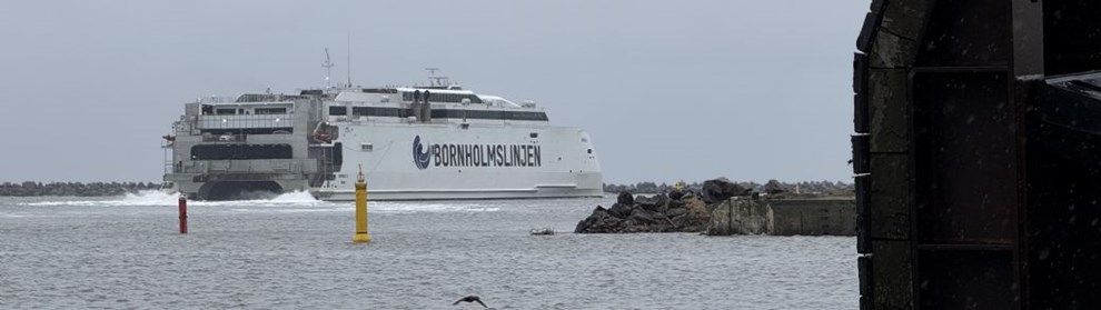 Hurtigf�rgen sejler langsommere i dag