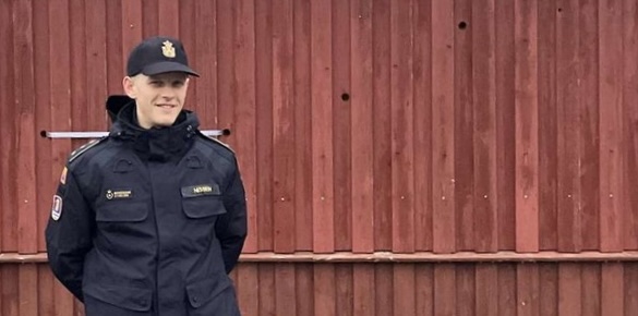 Simon er ny korpsmester i Allinge