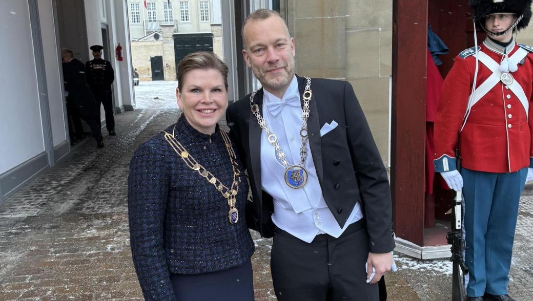 Tolstrup havde invitation med til kongen