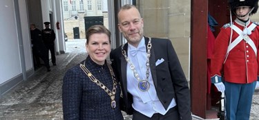 Tolstrup havde invitation med til kongen