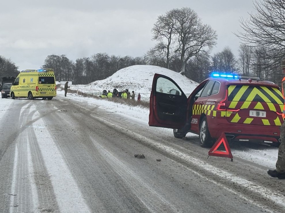 S�ndre Landevej gen�bnet � otte p� hospitalet