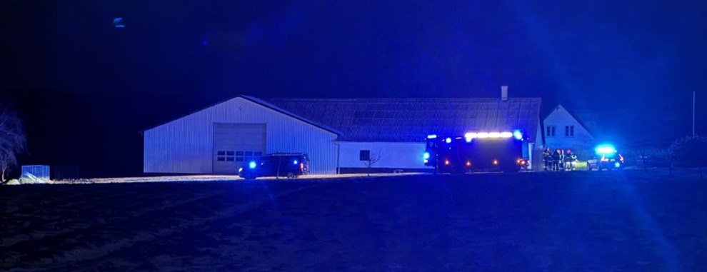 Brandv�snet kaldt til bygningsbrand i Klemensker