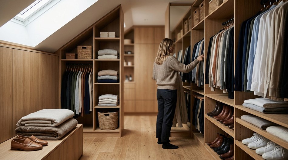 Giv sm� rum mere plads med et walk-in closet