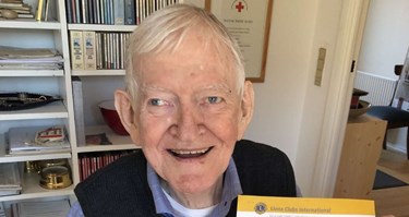 Palle fik en hilsen fra pr�sidenten