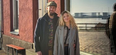 Her er det nye v�rtspar p� R�nne-caf�