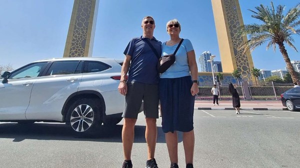 Fanget i Dubai efter angreb