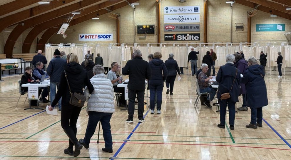 Her er de f�rste resultater