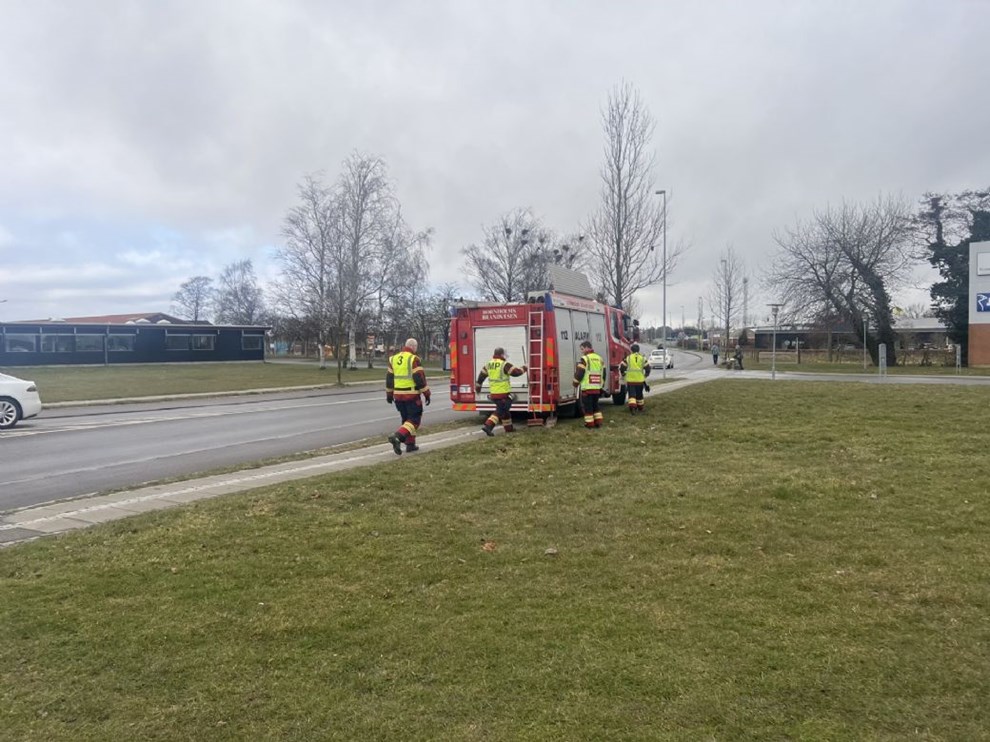 Spildt diesel p� vejen