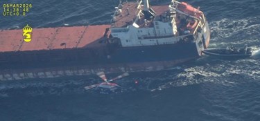 Politi border fragtskib mistænkt for korntyveri