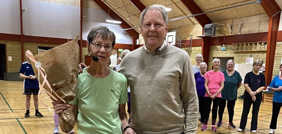 I gang med sin 50. s�son: Prisvinder overrasket midt i tr�ning