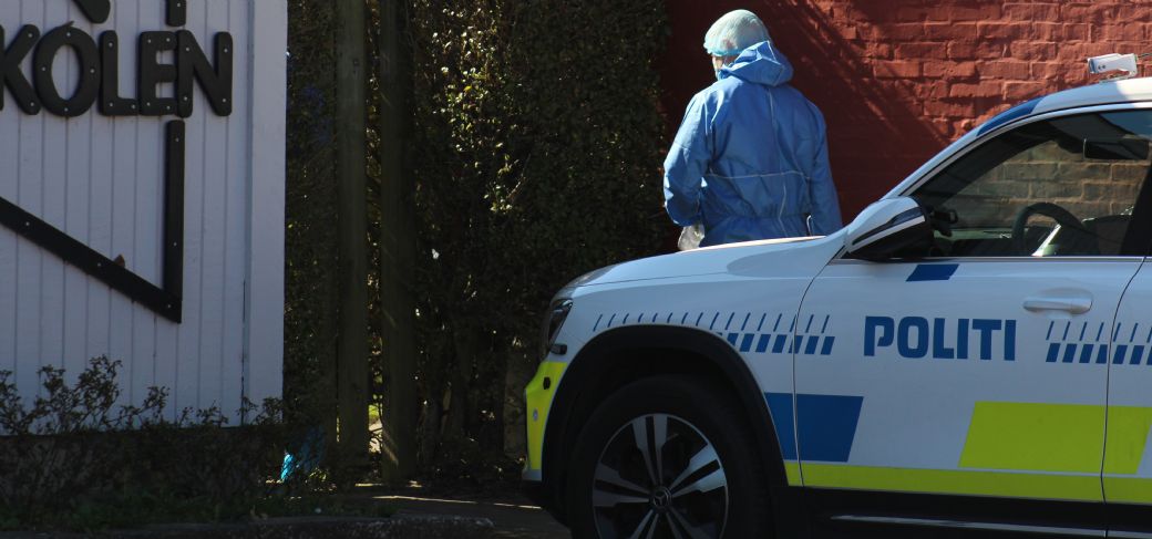 Politiet til stede ved skole