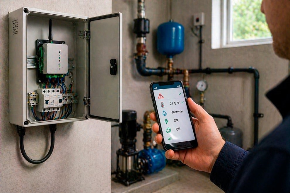 GSM styring giver bedre overblik over hus, drift og udstyr