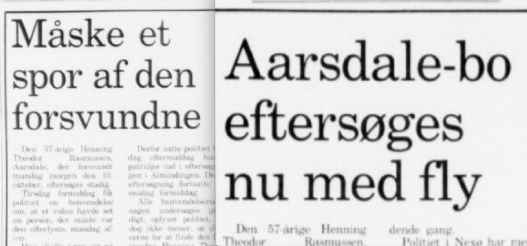 Forsvandt sporl�st � nu kan han blive erkl�ret d�d