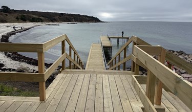 Forurening ved strand: Bad der ikke 