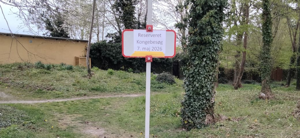 Smart konge-man�vre: P-pladsen er reserveret