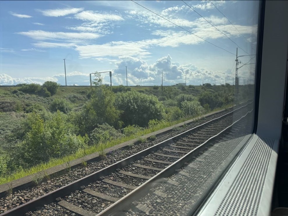 Togtrafikken g�et i st� p� �resundsbroen