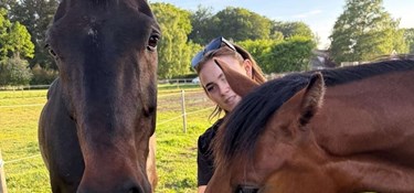 Heidi og datteren er de første på Bornholm