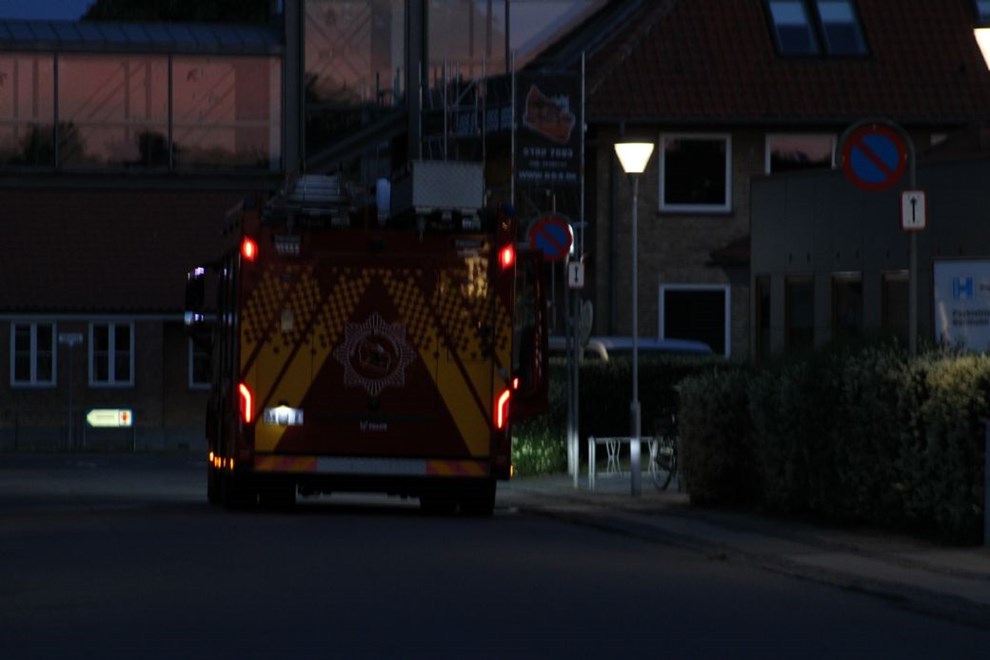 Varmen satte brandanl�g i gang