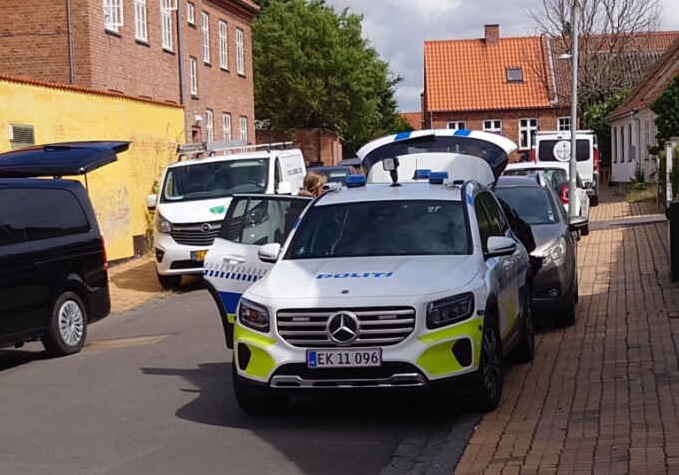 Person anholdt efter politiaktion