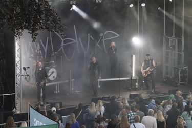 Hitmaskine med bornholmsk trommeslager vendte tilbage til R�nne