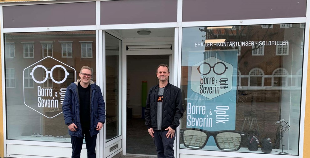 Butik klar til bning p Torvet i Nex