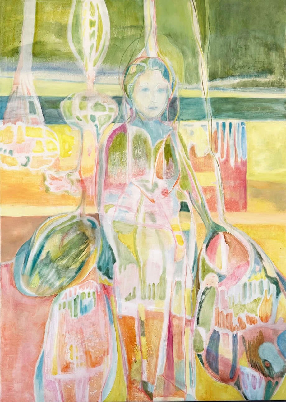 Kunstner udstiller p hjemmebane