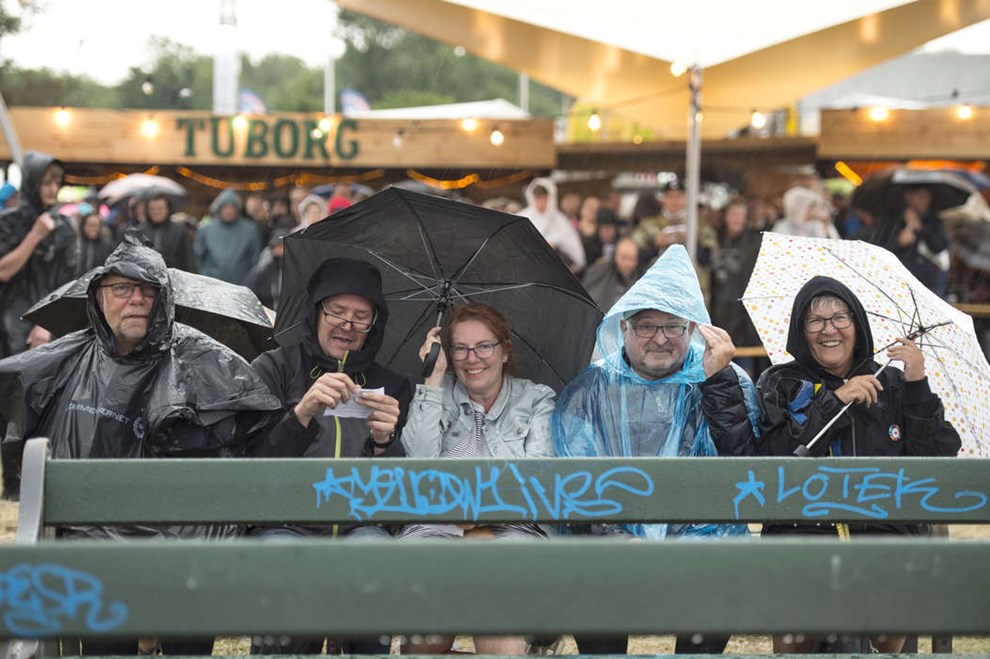 Paraplyen skal med p Folkemdet