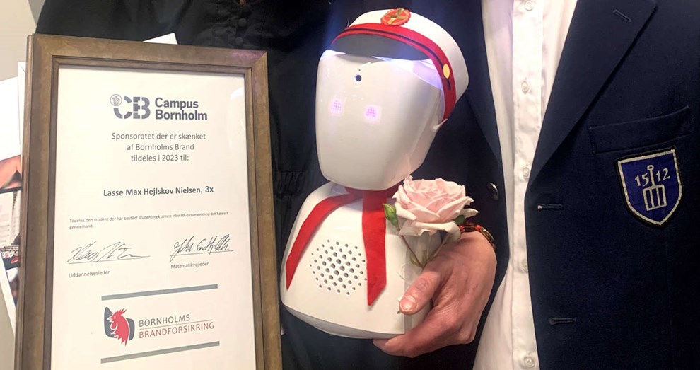 Lasse har aldrig vret p Campus Bornholm: Fik alligevel hjeste snit p 11,9 