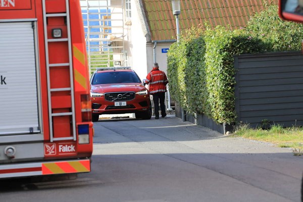 Brandv�snet rykkede ud til gaslugt