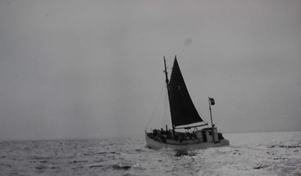 Under jorden p Bornholm hos Laksene