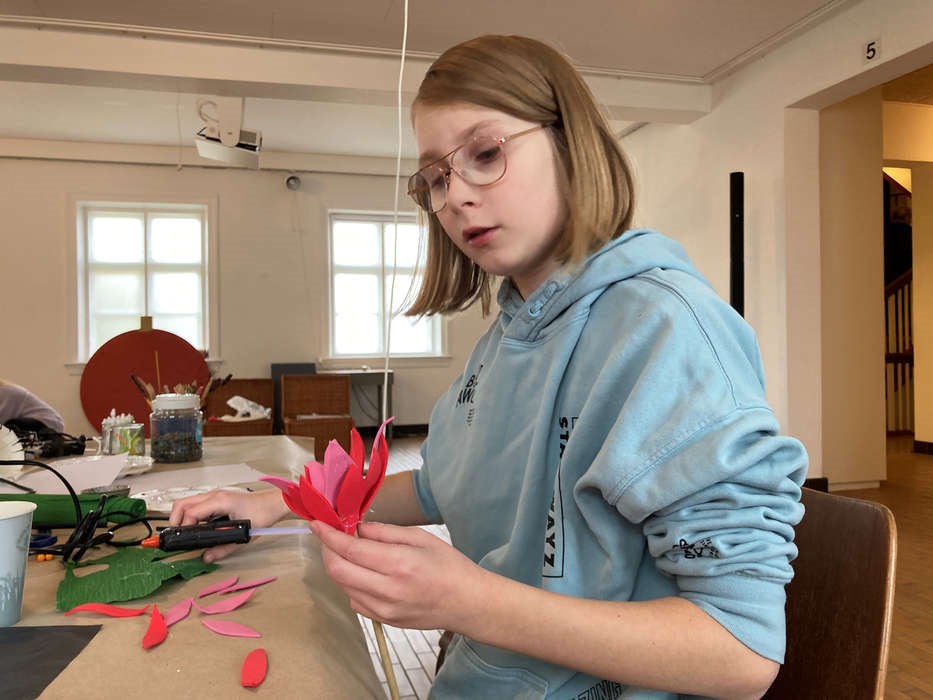 Helena ville hellere lave blomster end ud at g�