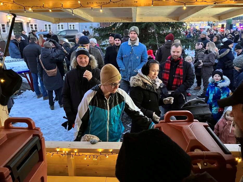 Rnne fr endelig sit julemarked