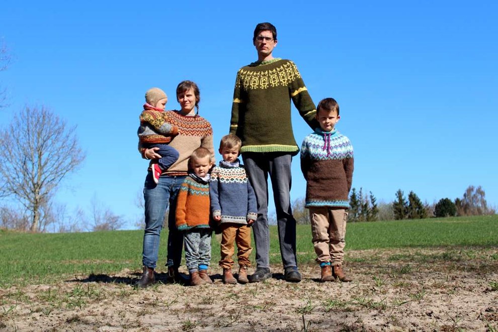 Gyset starter en mrk aften ved Vestermarie Plantage...