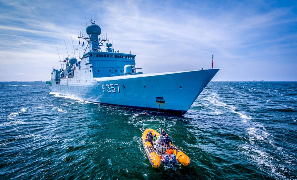 �bent hus p� Thetis med bornholmsk n�stkommanderende