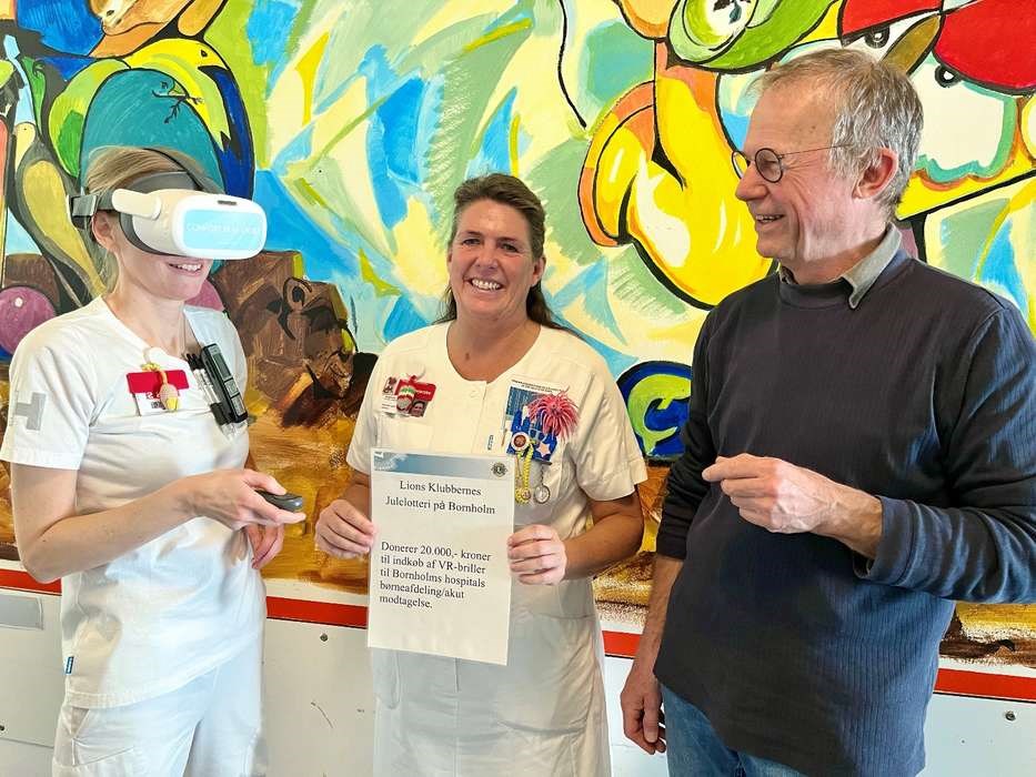 Srlige briller skal berolige brn p hospitalet