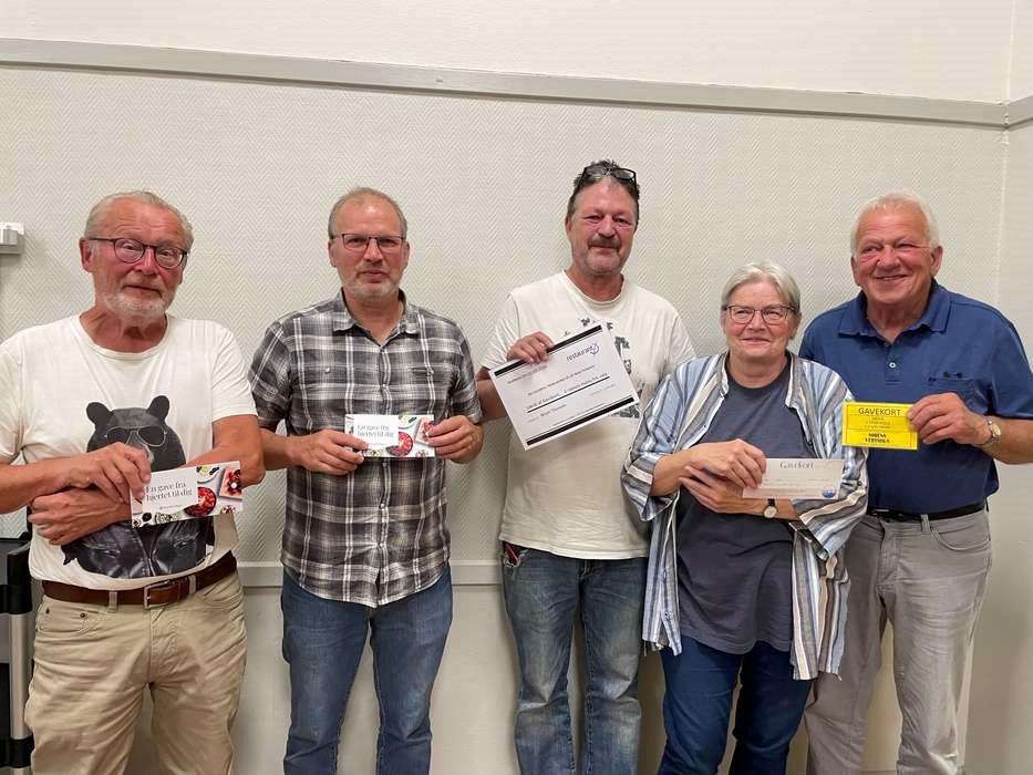 Ssonen sluttede med flotte prmier