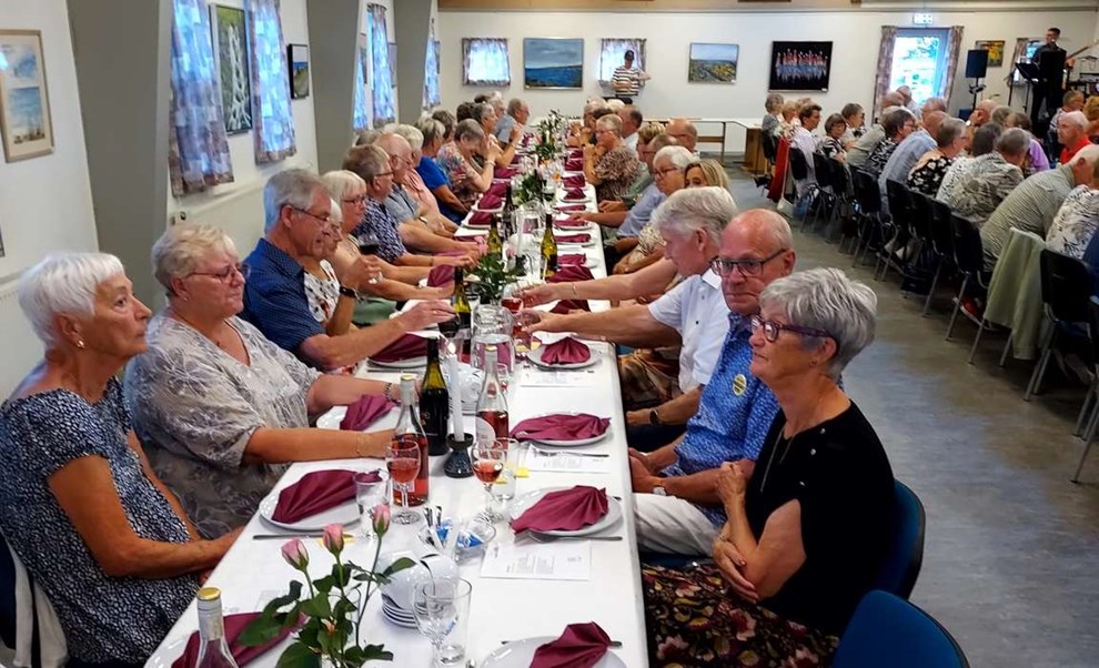 Grillfest med 124 gster