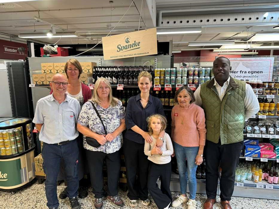 Pernille Skipper besøgte brugsen Pernille Skipper besøgte brugsen